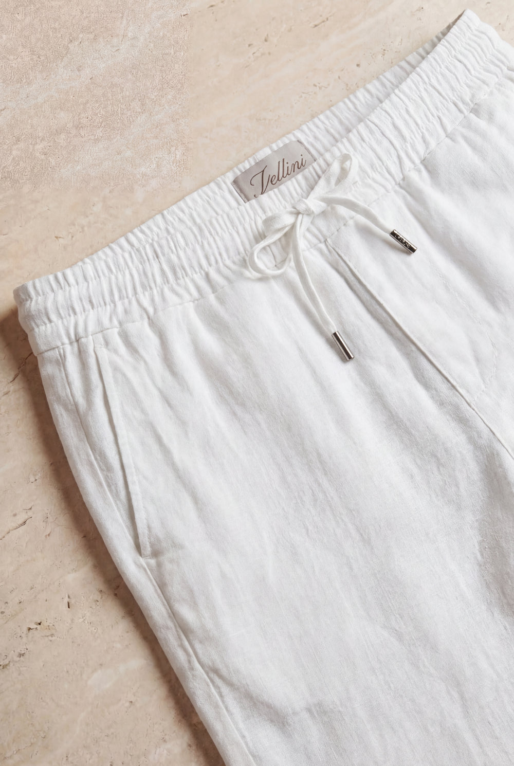 Como Linen Short White