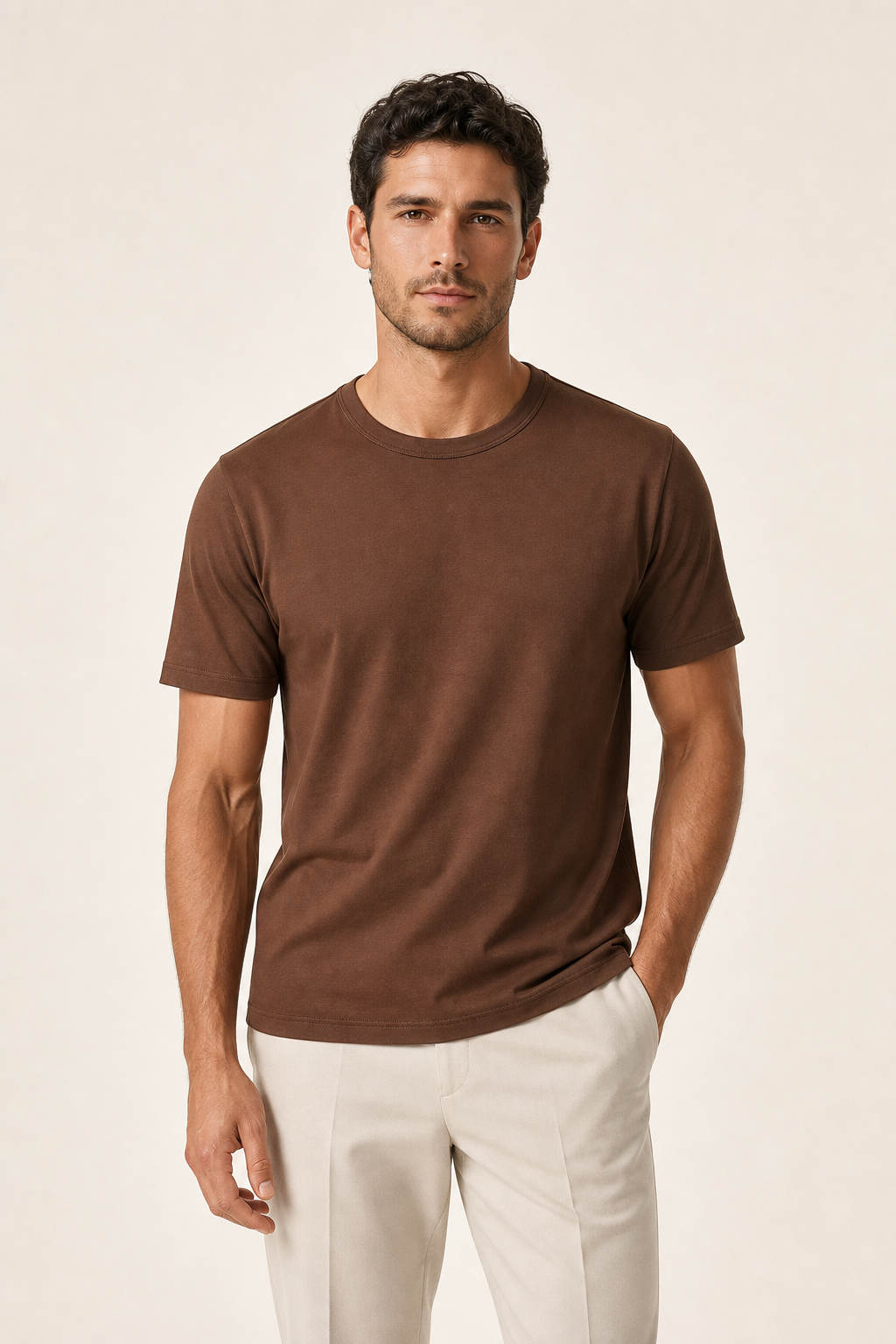 VELLINI Tee Brown