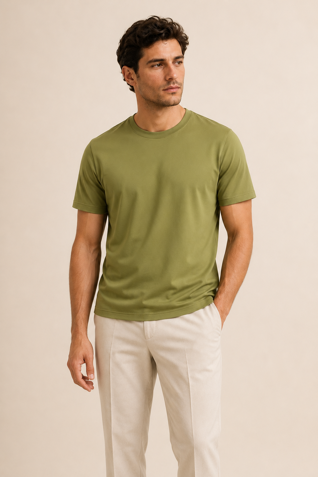 VELLINI Tee Olive