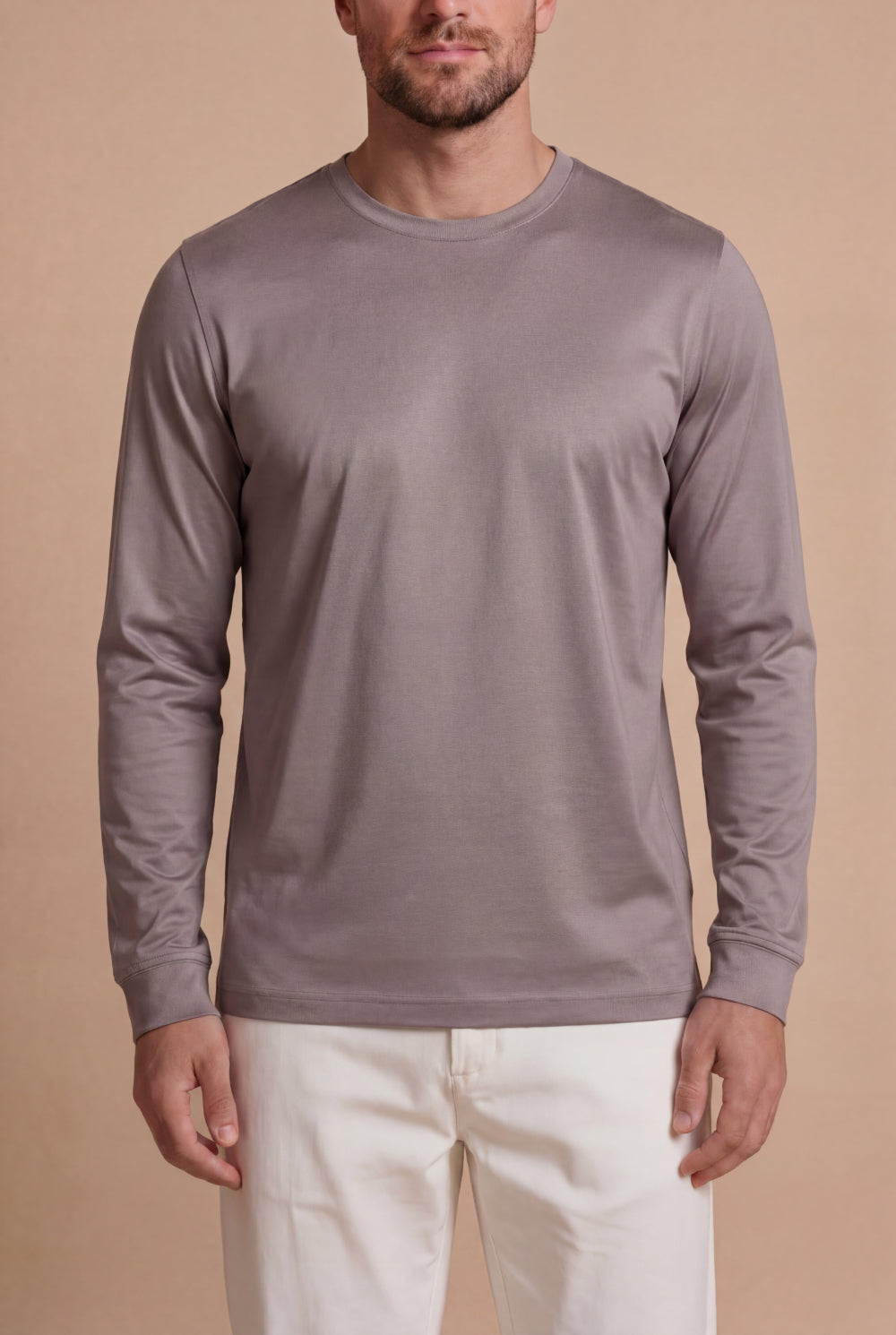 Imperiale Long-Sleeve T-Shirt Light Brown