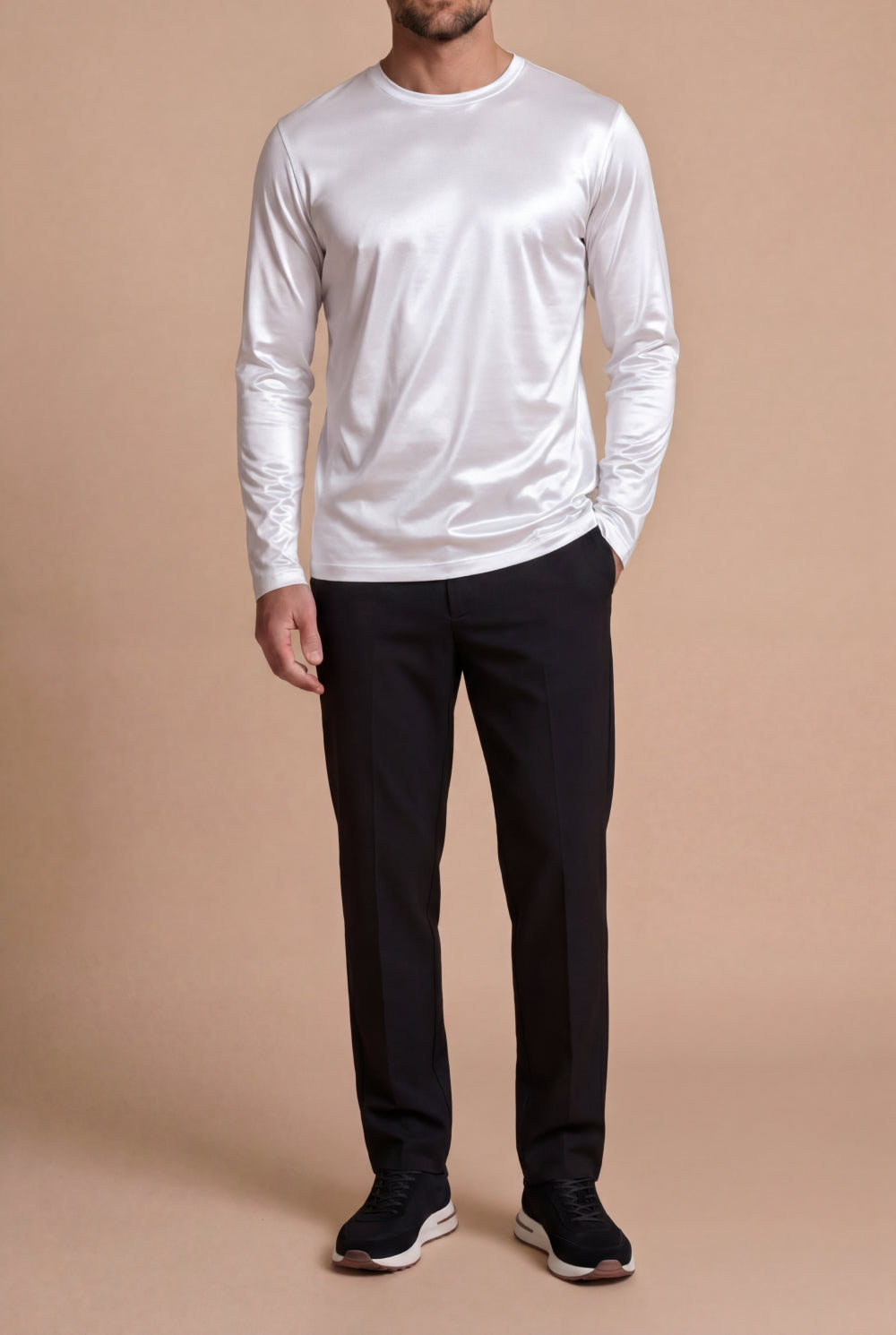Imperiale Long-Sleeve T-Shirt White