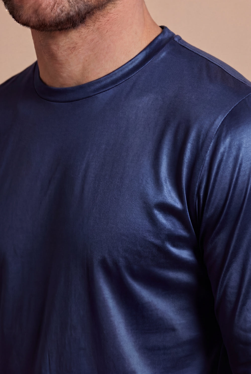 Imperiale Long-Sleeve T-Shirt Navy Blue