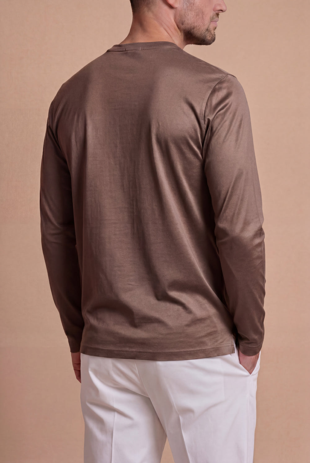 Imperiale Long-Sleeve T-Shirt Mocha Brown