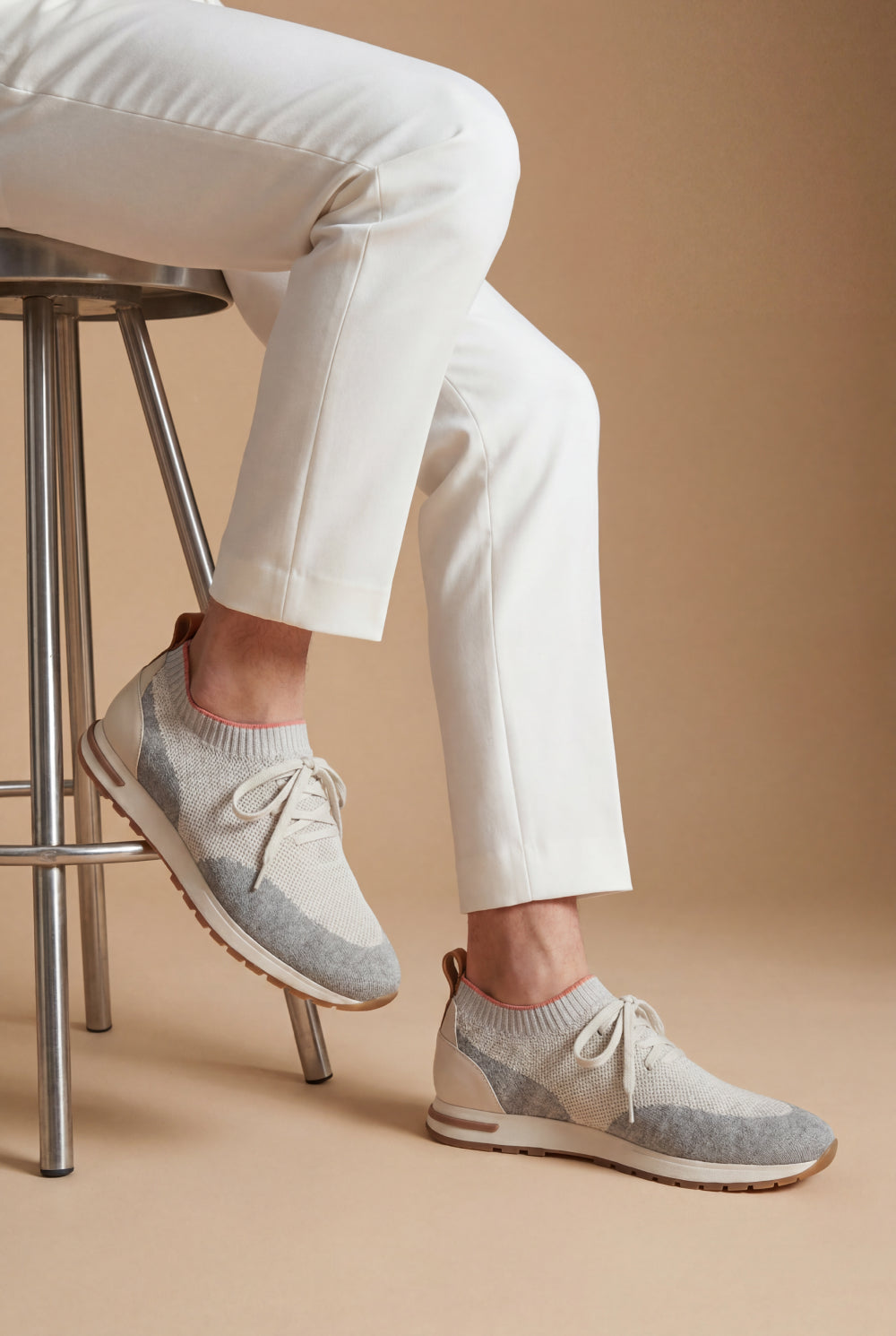 Cortina Knit Runner Stone Grey