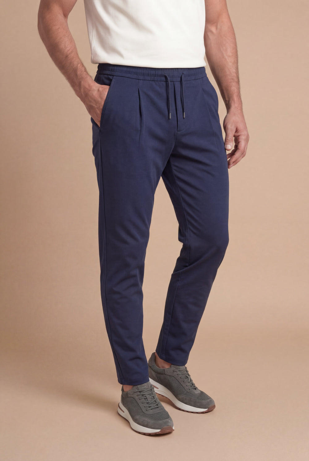 Sorrento Tailored Leisure Trouser Deep Navy