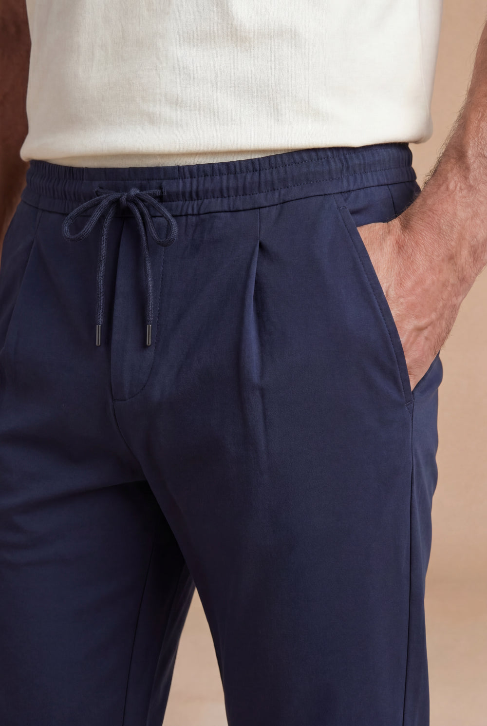 Sorrento Tailored Leisure Trouser Deep Navy