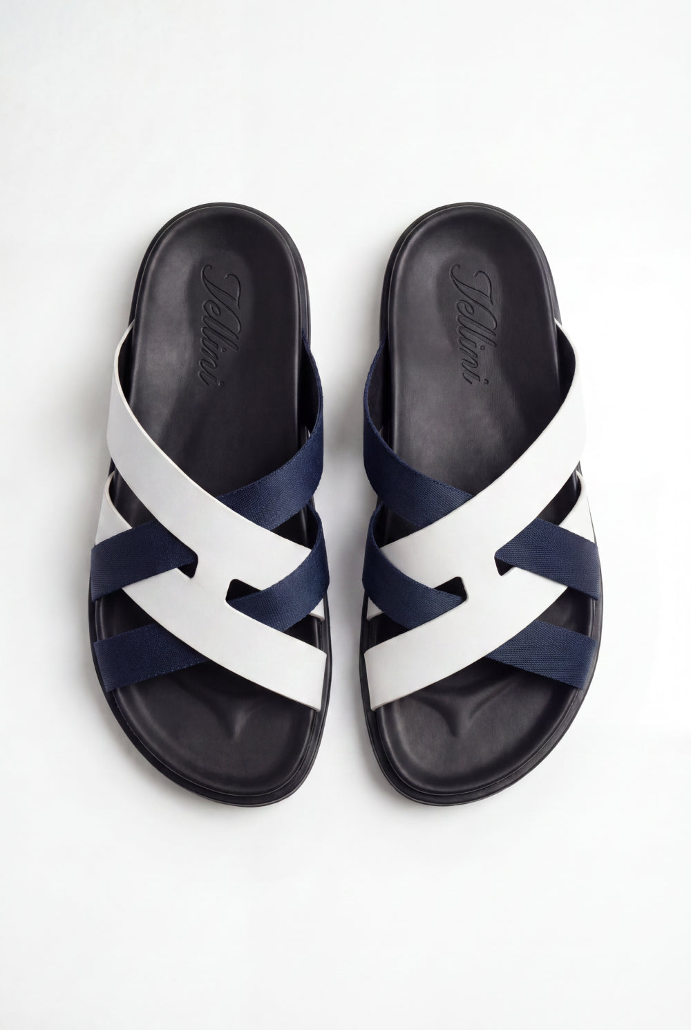 Portofino Sandal White / Blue