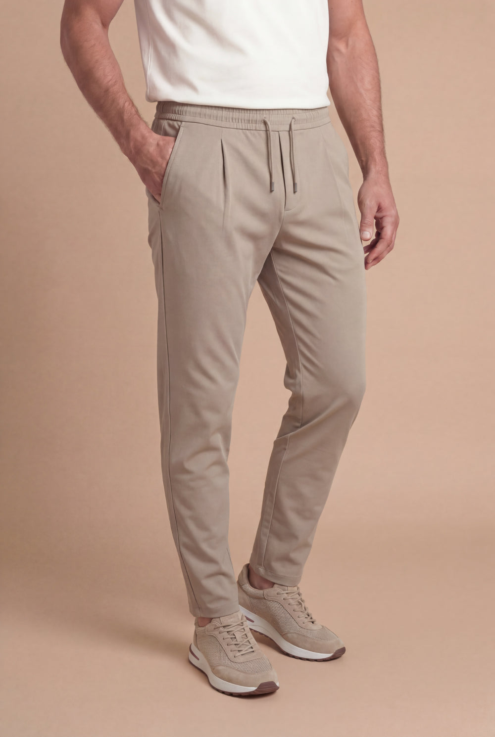 Sorrento Tailored Leisure Trouser Beige