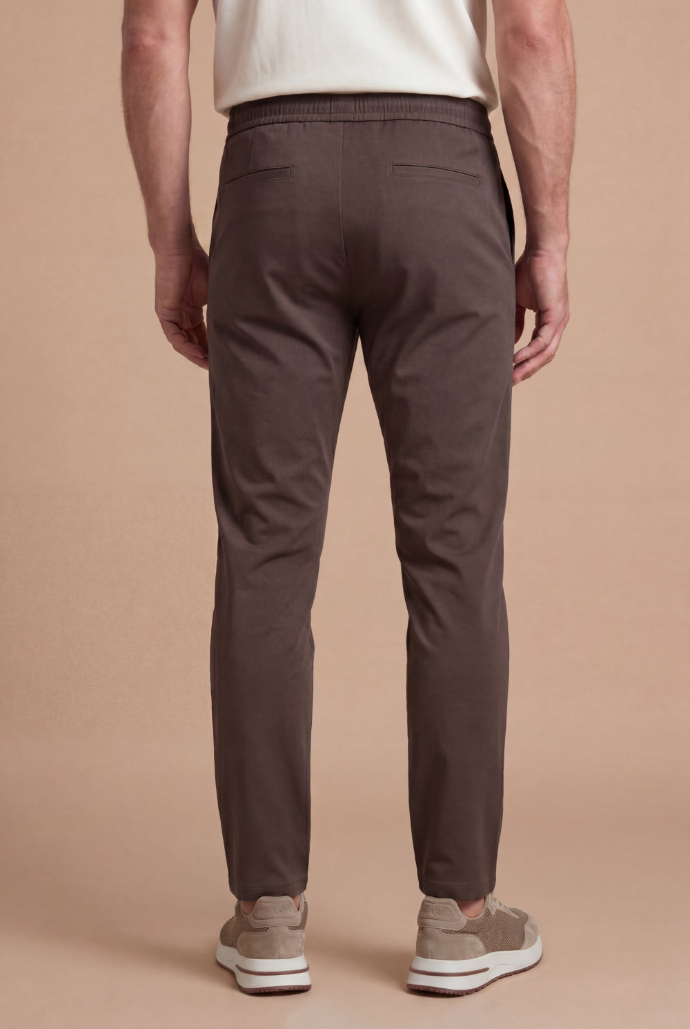 Sorrento Tailored Leisure Trouser Mocha Brown