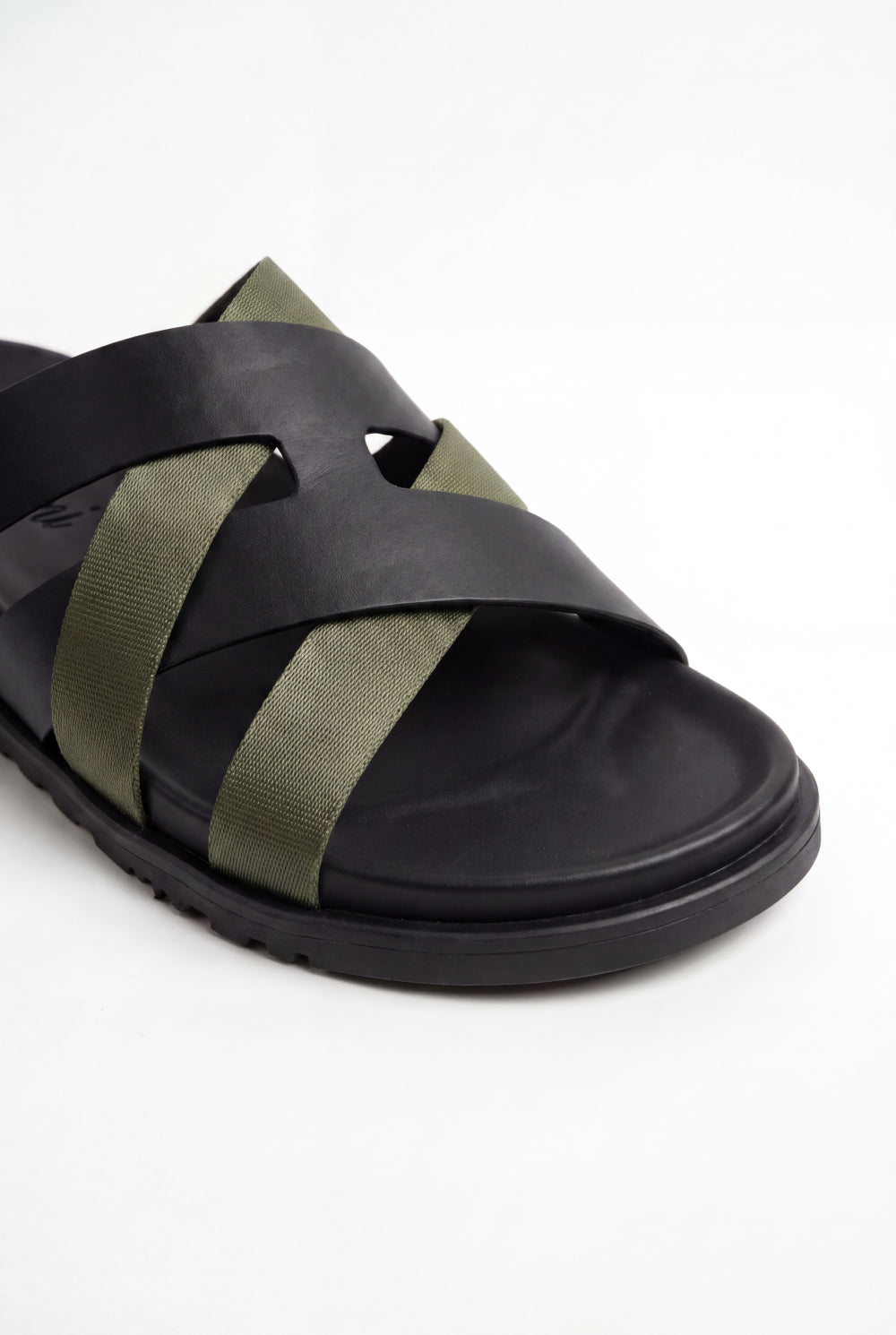 Portofino Sandal Black / Green