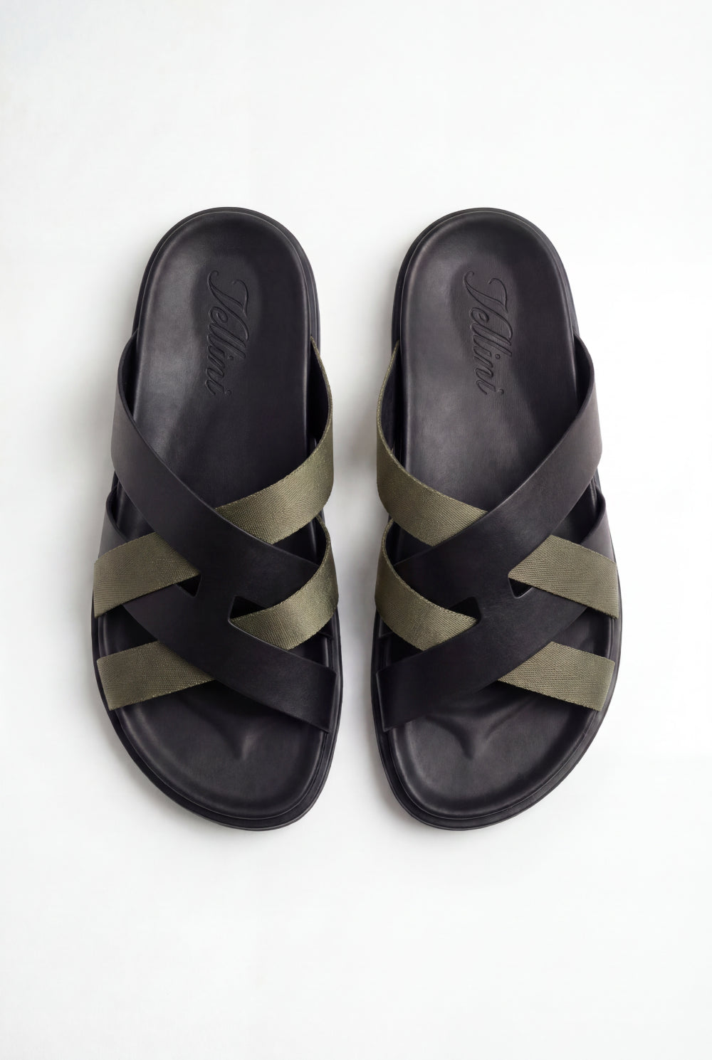 Portofino Sandal Black / Green