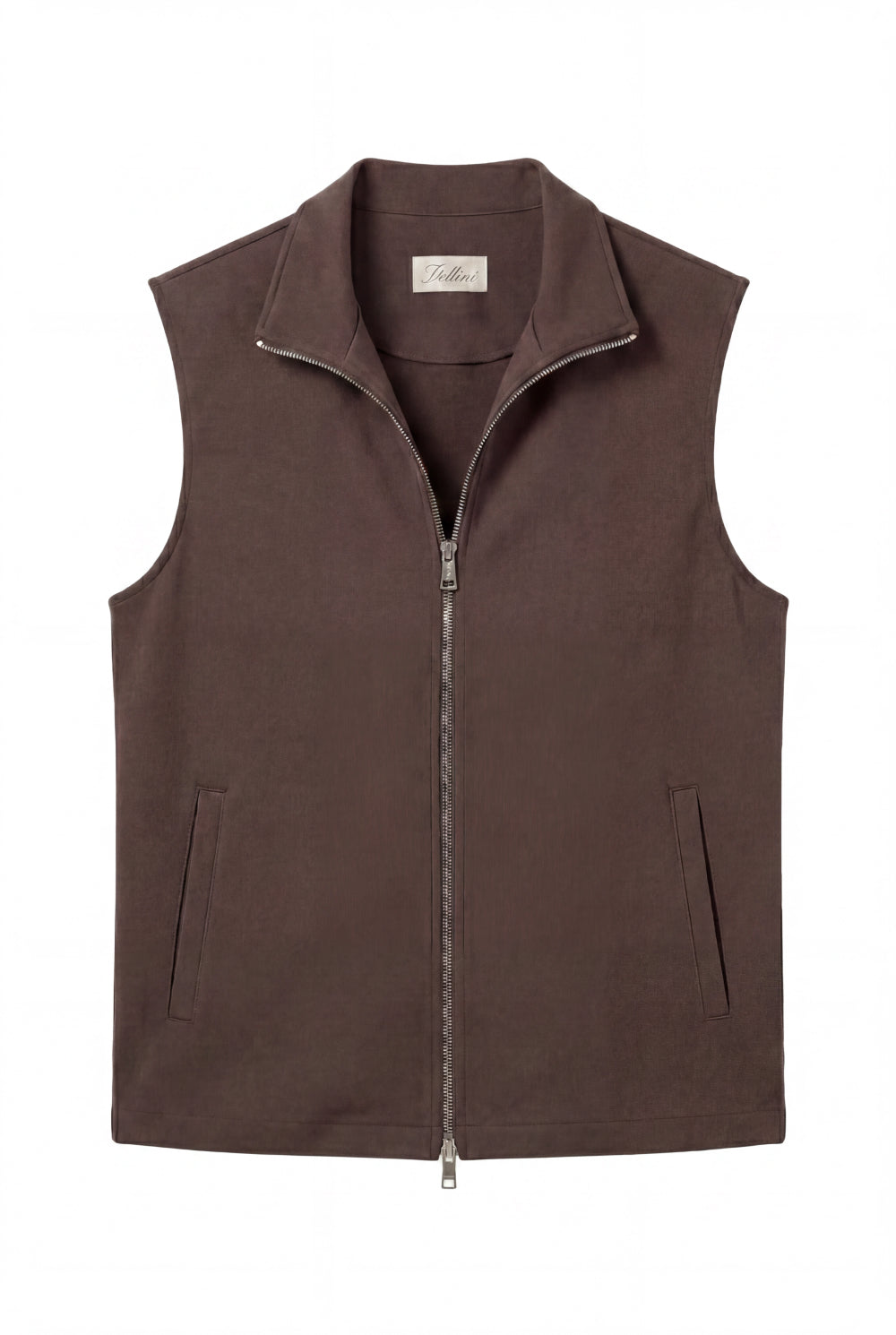 Valerio Body Warmer Vest Brown