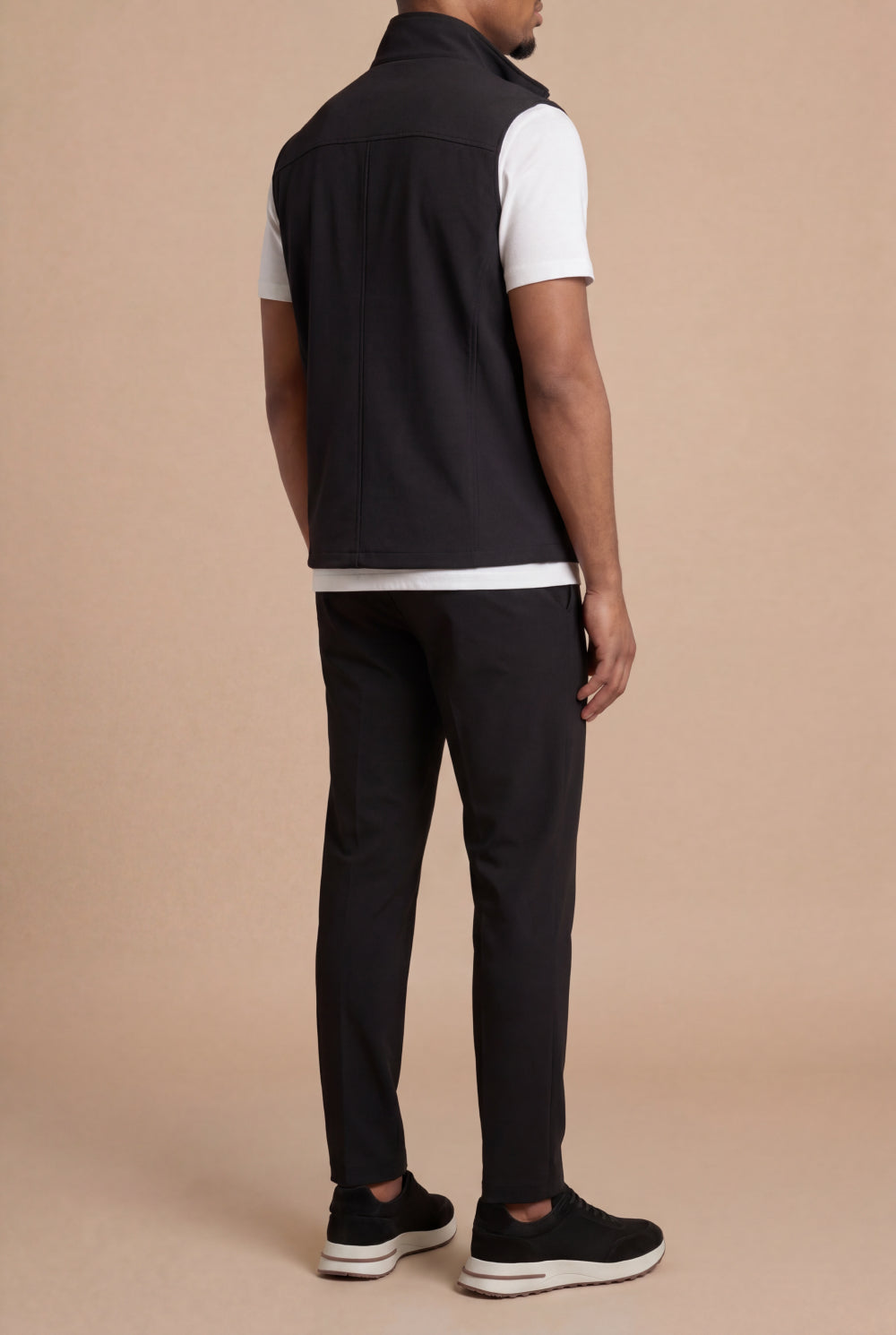 Valerio Body Warmer Vest Black