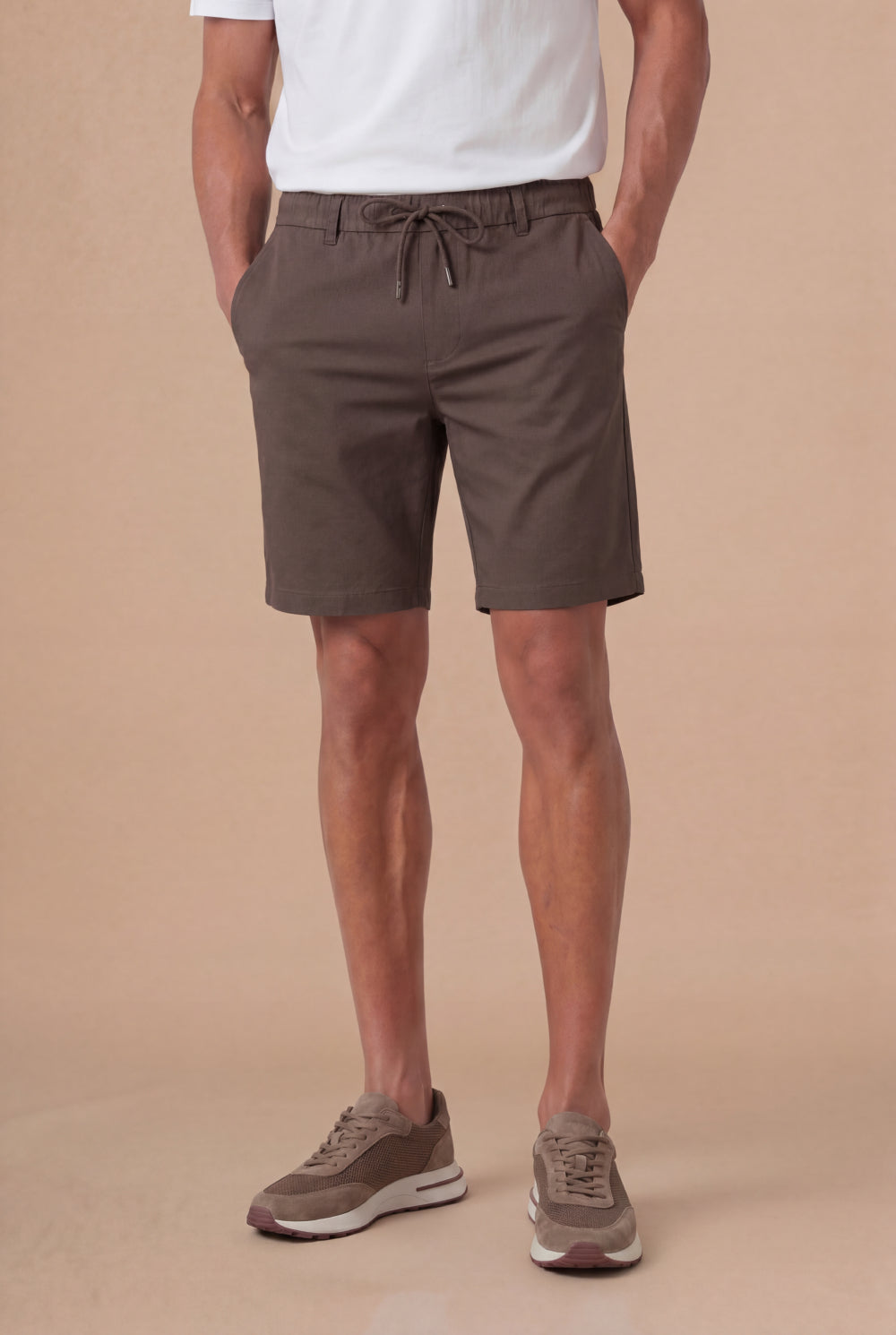 Luca Drawstring Short Espresso Brown
