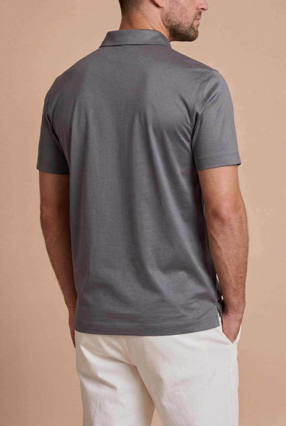 Lorenzo Polo Charcoal Grey