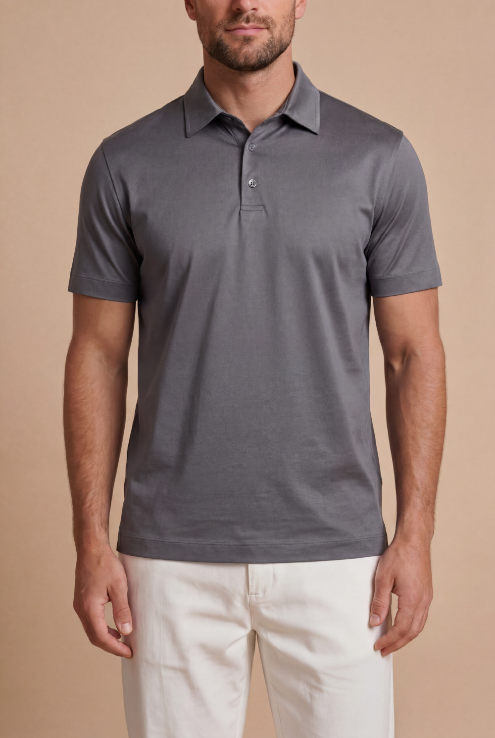 Lorenzo Polo Charcoal Grey