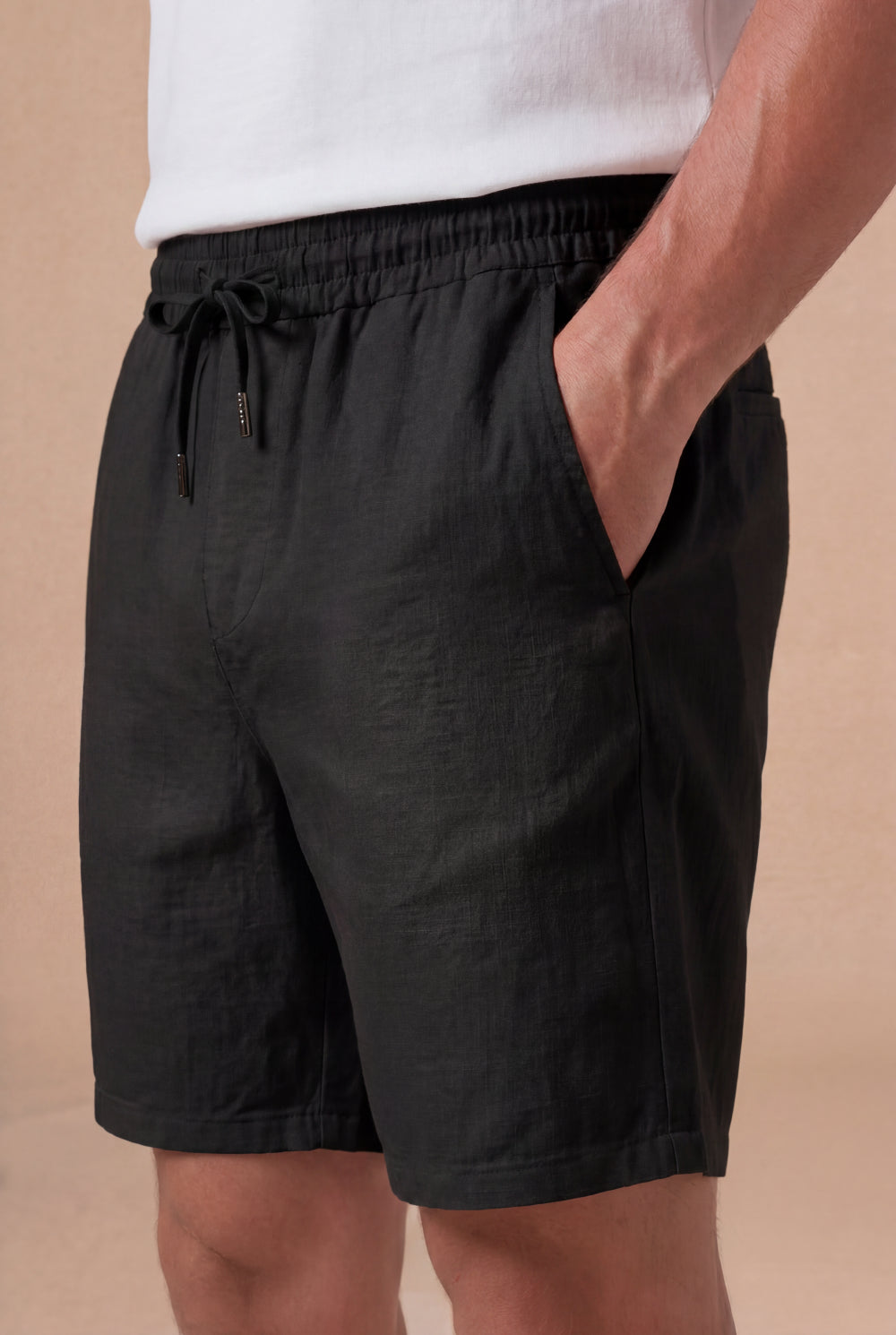 Como Linen Short Black